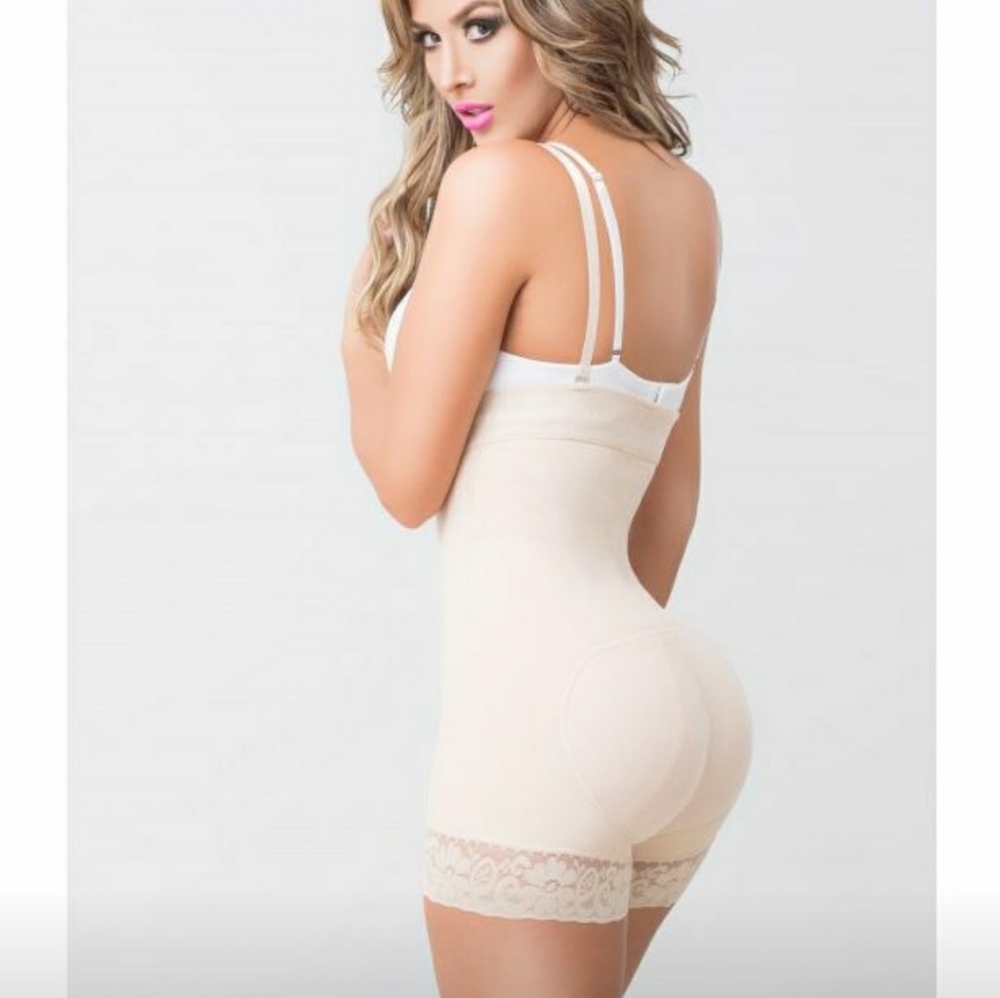 Zipper Detachable Straps Body Shaper